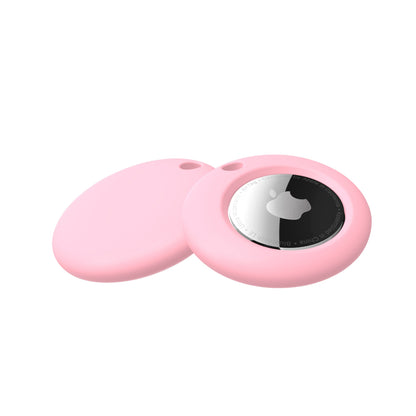 Round Silicone Anti-lost Protective Case Cover for Apple AirTag Bluetooth Locator