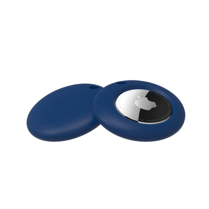 Round Silicone Anti-lost Protective Case Cover for Apple AirTag Bluetooth Locator