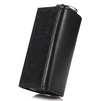 For IQOS ILUMA E-cigarette Portable Leather Protective Case Drop-proof Cover Storage Bag with Ring Buckle