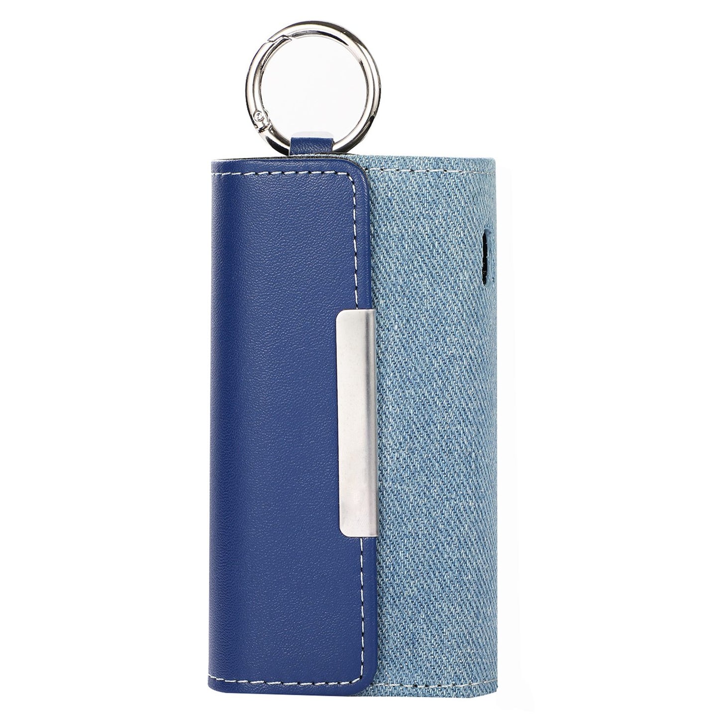 For IQOS ILUMA E-cigarette Portable Leather Protective Case Drop-proof Cover Storage Bag with Ring Buckle