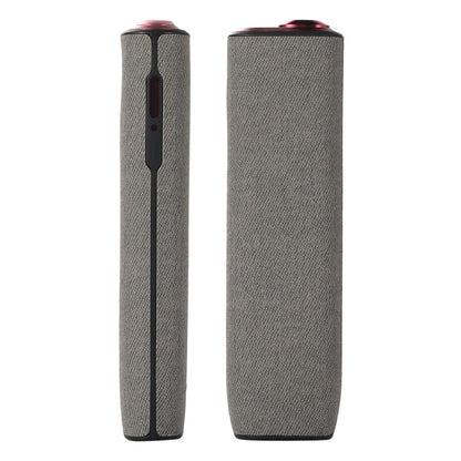 For IQOS ILUMA ONE E-cigarette Protective Cover Twill Design TPU+PU Leather Anti-scratch Housing