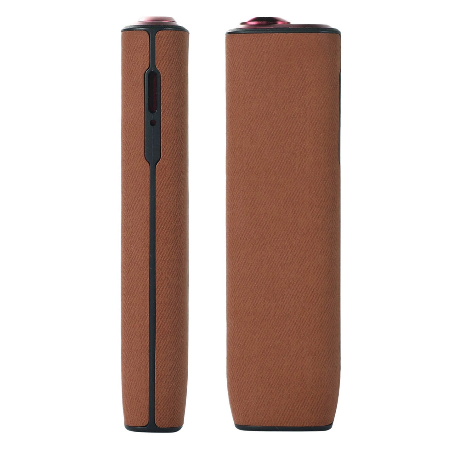 For IQOS ILUMA ONE E-cigarette Protective Cover Twill Design TPU+PU Leather Anti-scratch Housing