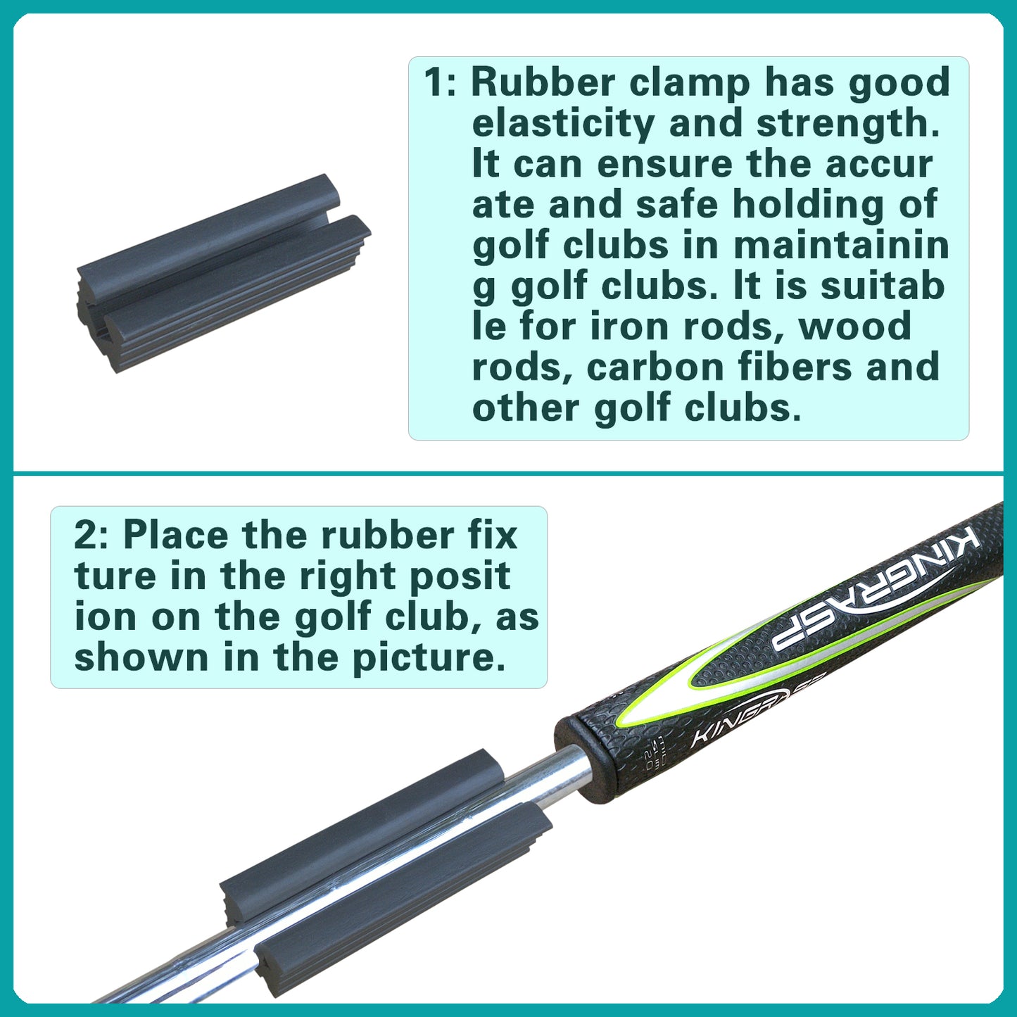 Golf Club Grip Repair Tool Rubber Vice Clamp Shaft Protector