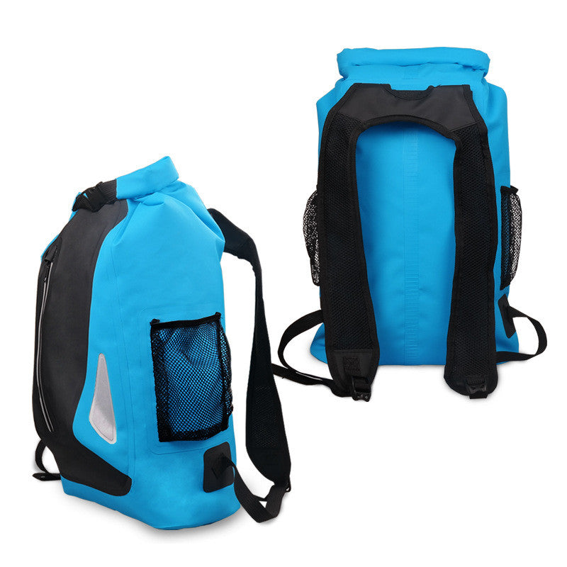 25L Outdoor Waterproof Bag Bucket Floating Backpack with Reflective Strap