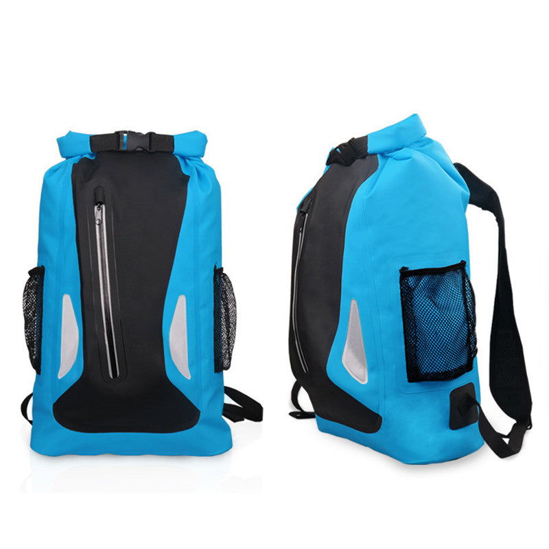 25L Outdoor Waterproof Bag Bucket Floating Backpack with Reflective Strap