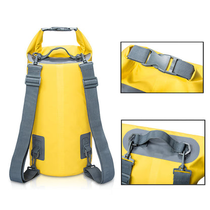 15L Waterproof Dry Bag Bucket Backpack for Kayaking Rafting Beach