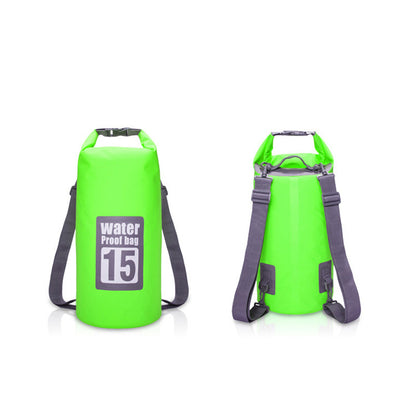 15L Waterproof Dry Bag Bucket Backpack for Kayaking Rafting Beach