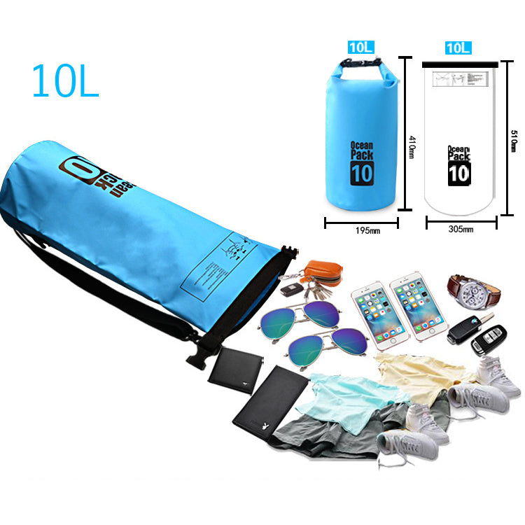 10L Outdoor Waterproof Bag Bucket Dry Sack for Floating Swimming