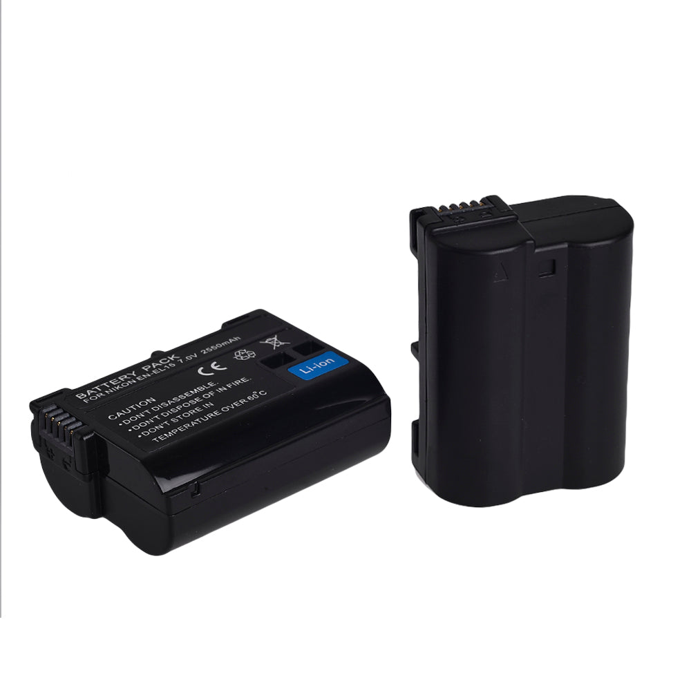 2550mAh Nikon EN-EL15 Li-ion Battery for Nikon V1 D7000 D7100 D800 D800E D750 Etc