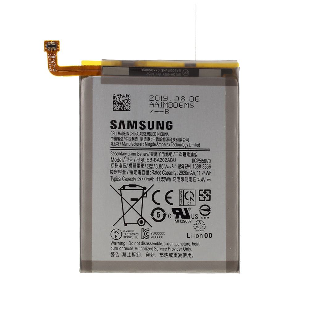 2920mAh Li-polymer Battery for Samsung Galaxy A20e / A20