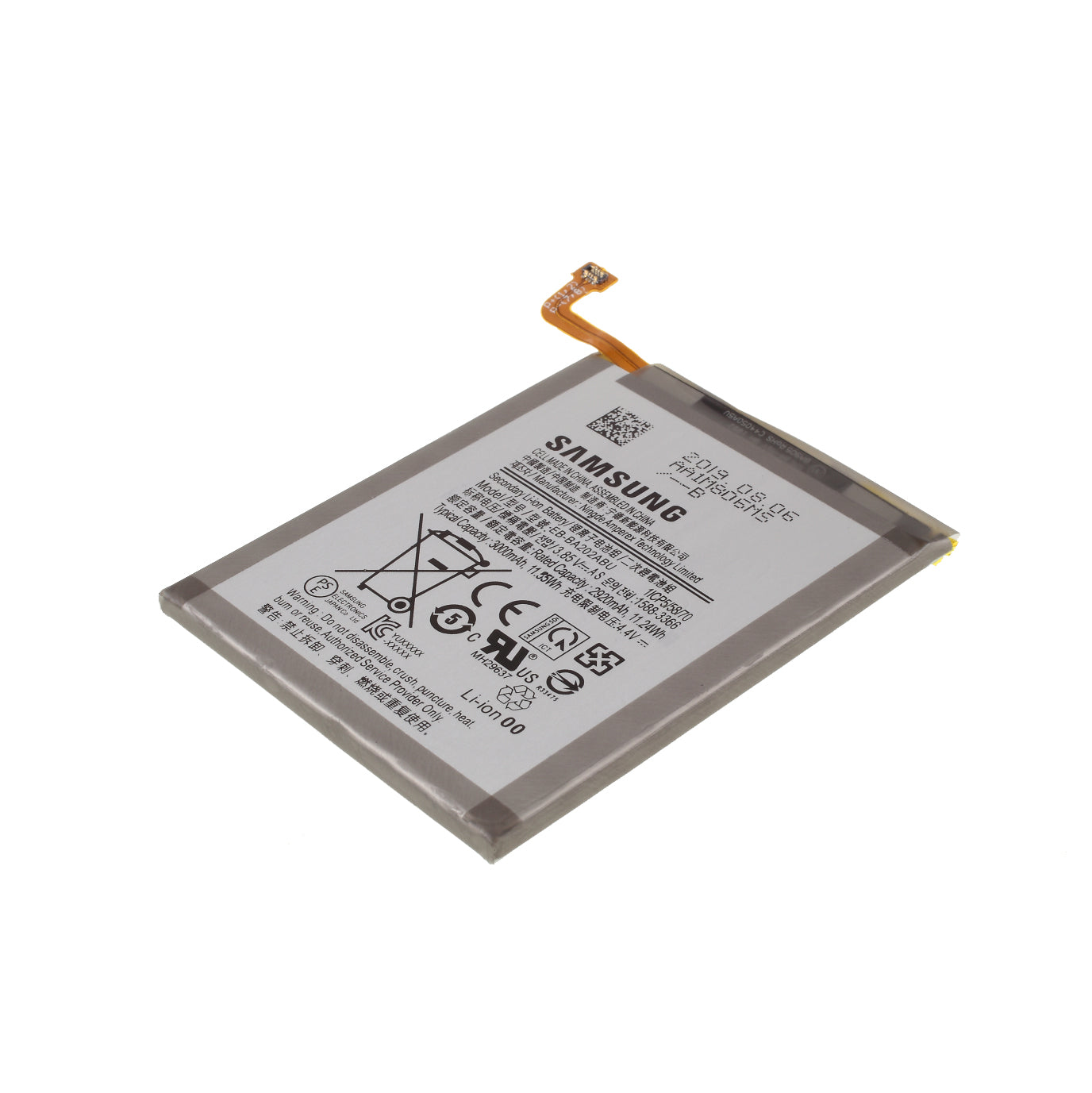 2920mAh Li-polymer Battery for Samsung Galaxy A20e / A20