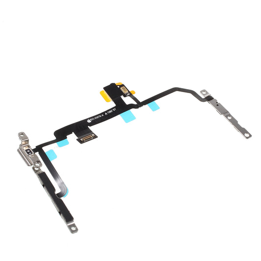 OEM for iPhone 8 Plus 5.5 inch Power ON/OFF and Volume Button Flex Cable with Metal Plate