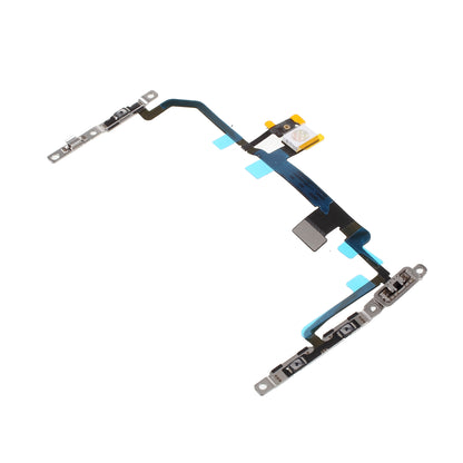 OEM for iPhone 8 Plus 5.5 inch Power ON/OFF and Volume Button Flex Cable with Metal Plate