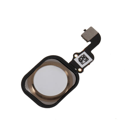 Home Key Fingerprint Button Flex Cable with Rubber Ring Gasket for iPhone 6s Plus / 6s (without Logo)