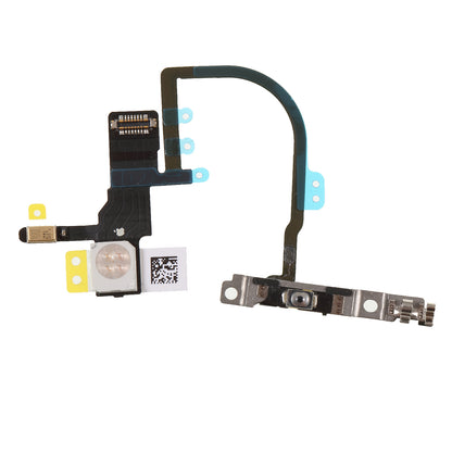 OEM Power ON/OFF Switch Button Flex Cable with Metal Plate Replacement Part for iPhone XS Max 6.5 inch