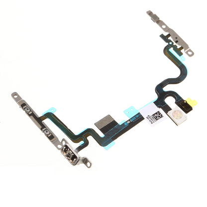 Power ON/OFF and Volume Button Flex Cable Repair Part with Metal Plate for iPhone 7 4.7 inch