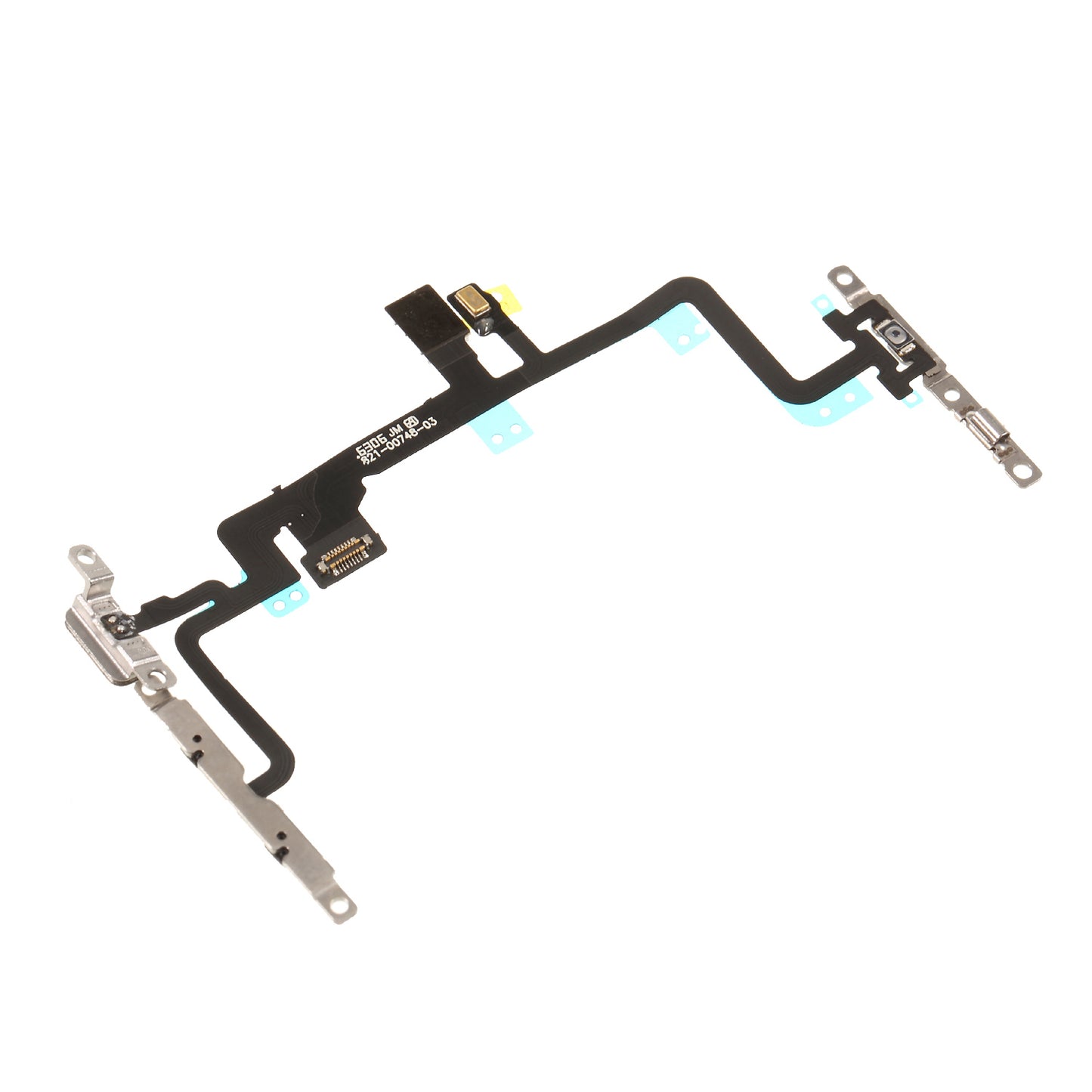 Power ON/OFF and Volume Button Flex Cable Replacement with Metal Plate for iPhone 7 Plus 5.5 inch