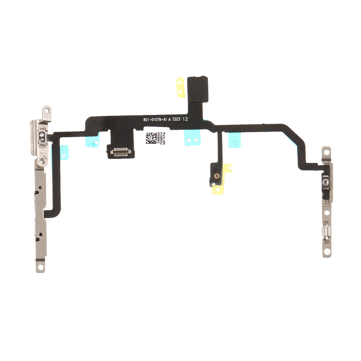 Power ON/OFF and Volume Button Flex Cable with Metal Plate for iPhone 8 Plus 5.5 inch