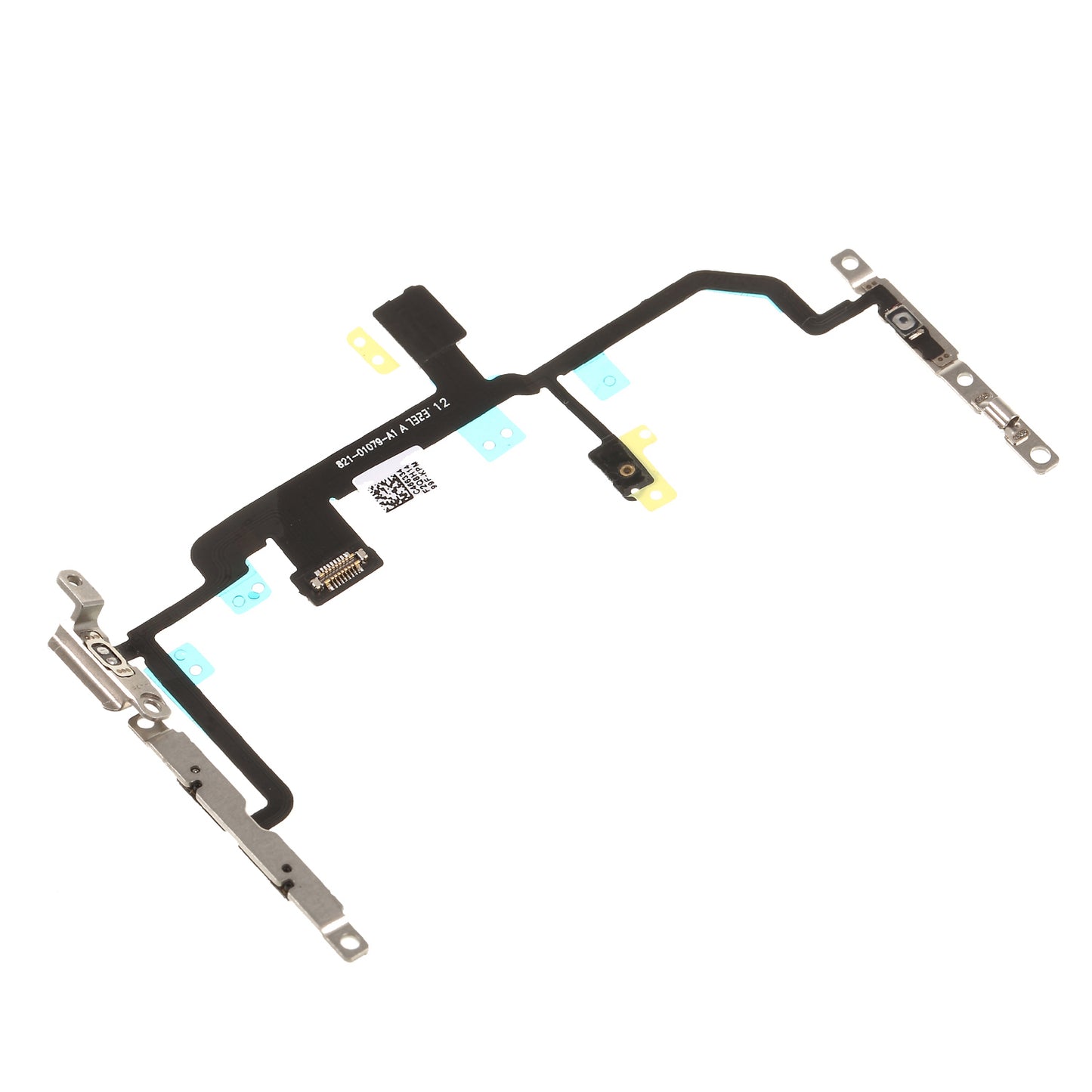 Power ON/OFF and Volume Button Flex Cable with Metal Plate for iPhone 8 Plus 5.5 inch