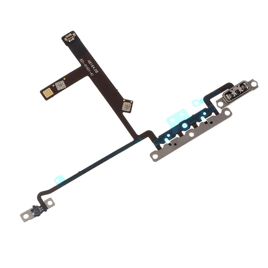 Volume Button Flex Cable Part with Metal Plate (without Logo) for iPhone XS 5.8 inch