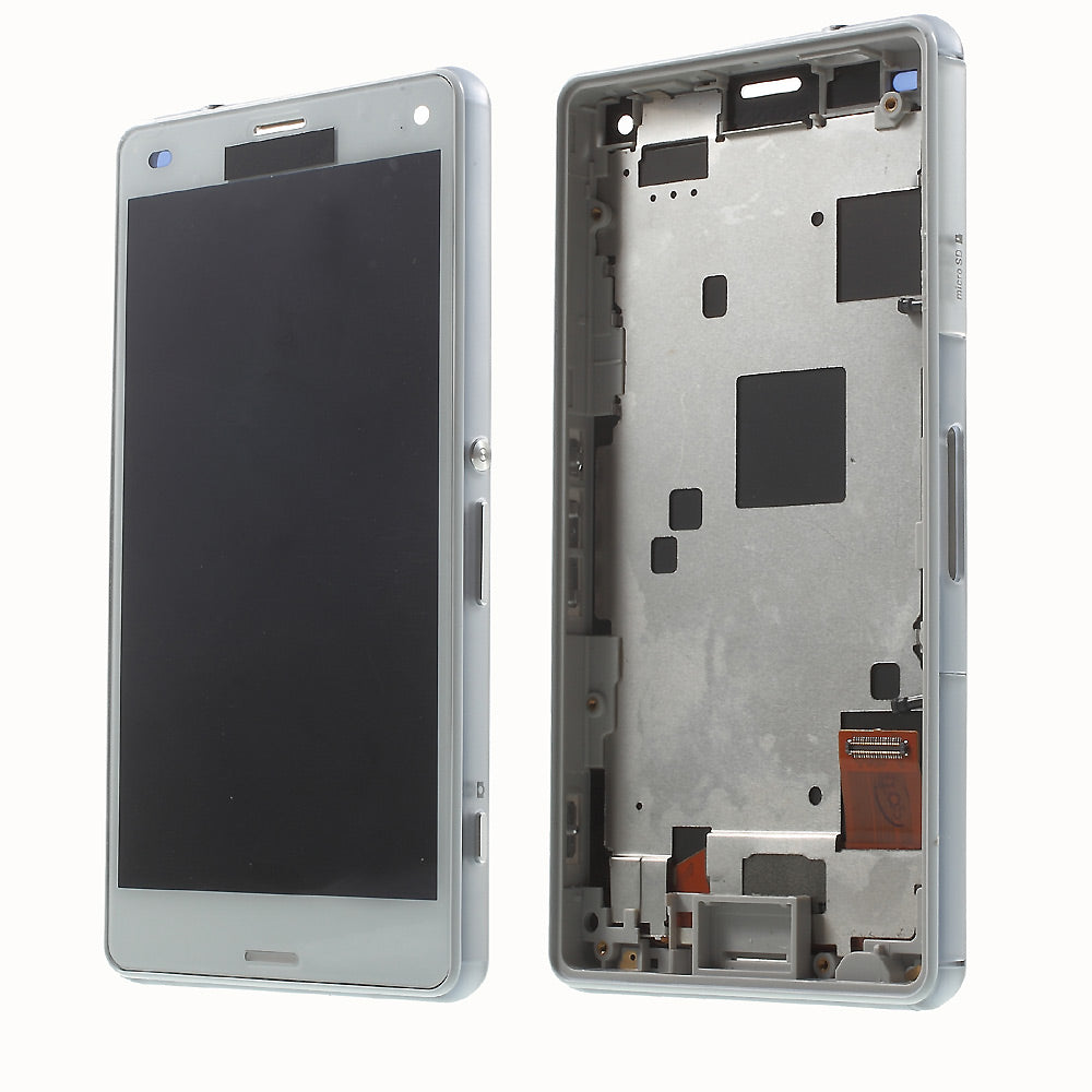 For Sony Xperia Z3 Compact LCD Screen and Digitizer Assembly with Front Housing OEM