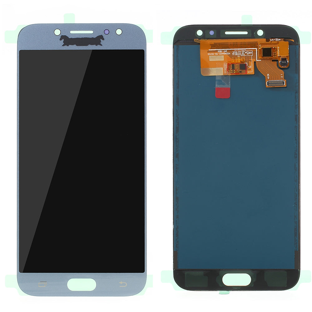 LCD Screen and Digitizer Assembly Part for Samsung Galaxy J7 2017 J730 with Screen Brightness IC and Adhesive Sticker