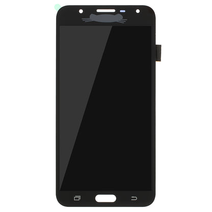 LCD Screen and Digitizer Assembly Part for Samsung Galaxy J7 Nxt J701 with Screen Brightness IC and Adhesive Sticker - Black