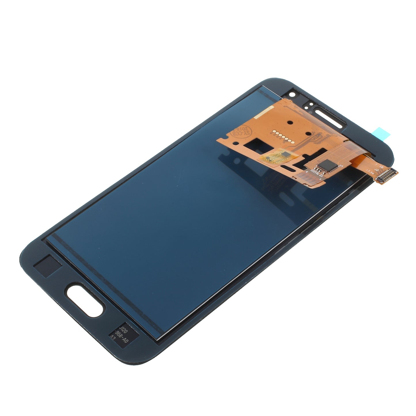 LCD Screen and Digitizer Assembly Part with Screen Brightness IC for Samsung Galaxy J1 (2016) J120 (with Adhesive Sticker)