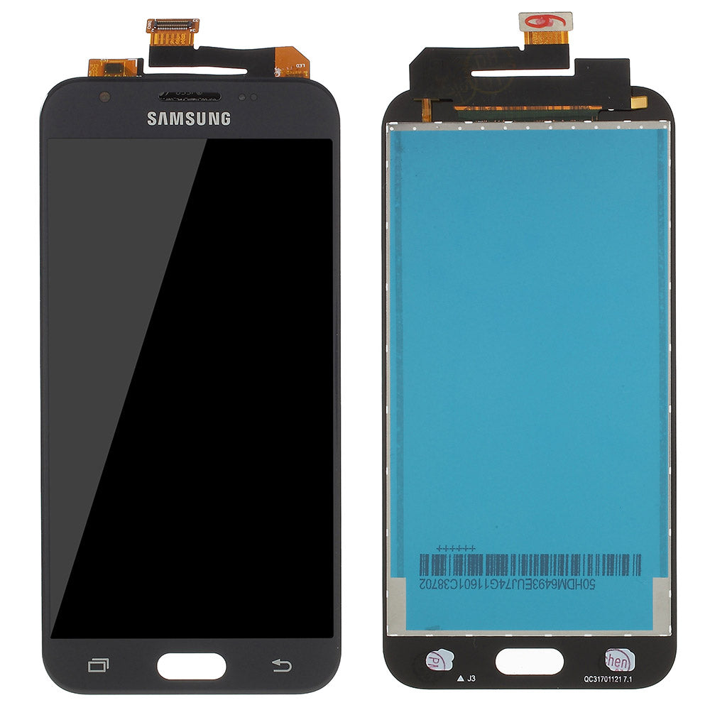 LCD Screen and Digitizer Assembly Part for Samsung Galaxy J3 Emerge SM-J327 (Non-OEM Screen Glass Lens, OEM Other Parts)