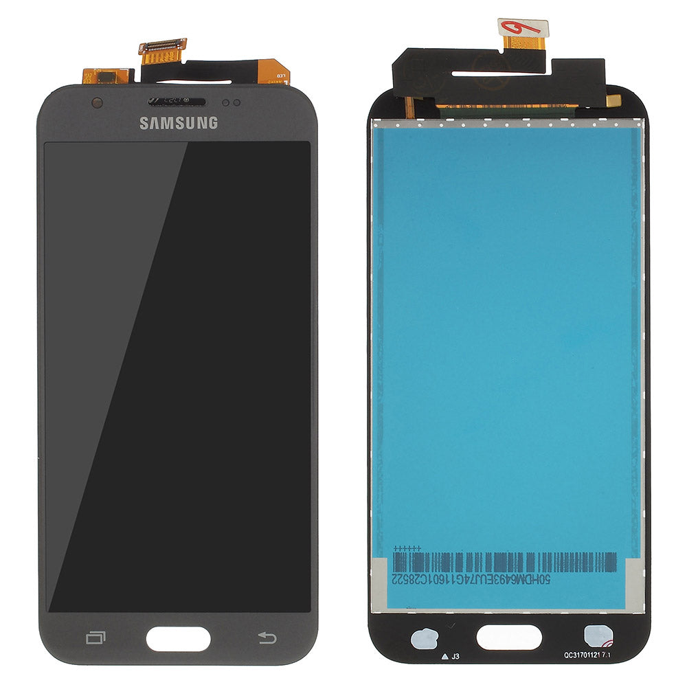 LCD Screen and Digitizer Assembly Part for Samsung Galaxy J3 Emerge SM-J327 (Non-OEM Screen Glass Lens, OEM Other Parts)