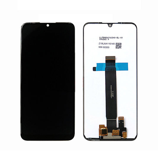 OEM LCD Screen and Digitizer Assembly Replacement for Motorola Moto E6 Plus - Black