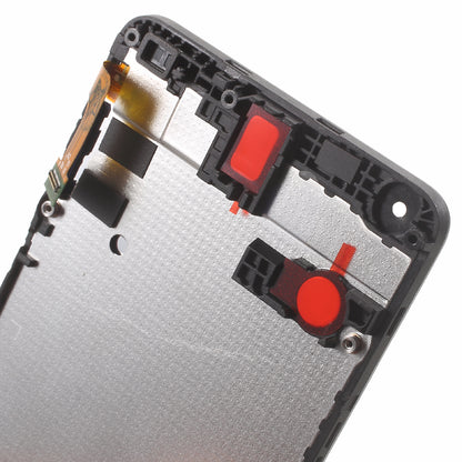 LCD Screen and Digitizer Assembly with Front Housing for Microsoft Lumia 550 (OEM Disassembly)