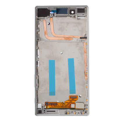 LCD Screen and Digitizer Assembly with Front Housing for Sony Xperia Z5 (OEM material assembly)