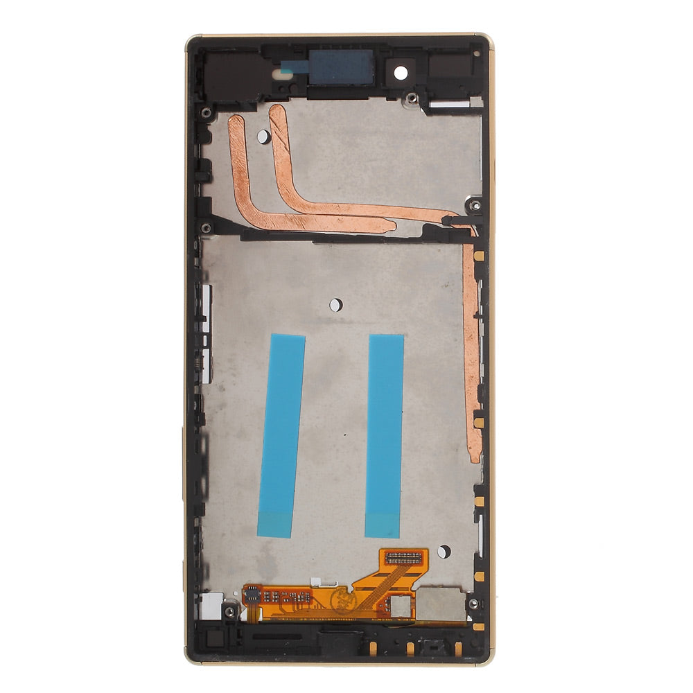 LCD Screen and Digitizer Assembly with Front Housing for Sony Xperia Z5 (OEM material assembly)