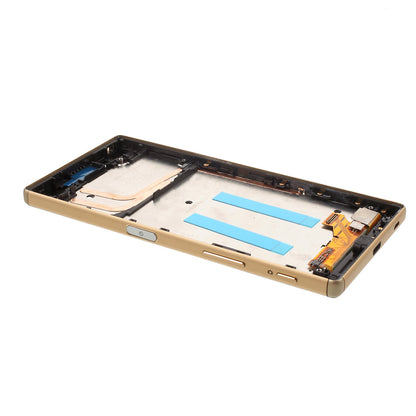 LCD Screen and Digitizer Assembly with Front Housing for Sony Xperia Z5 (OEM material assembly)