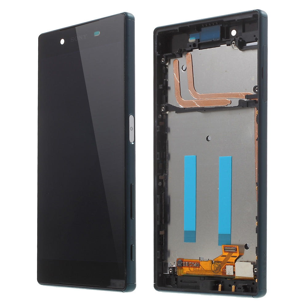 LCD Screen and Digitizer Assembly with Front Housing for Sony Xperia Z5 (OEM material assembly)