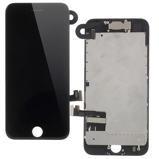 For iPhone 7 Plus 5.5 LCD Screen and Digitizer Assembly + Frame Replacement Part (Made by China Manufacturer, 380-450cd/m2 Brightness + Full View) (without Logo)