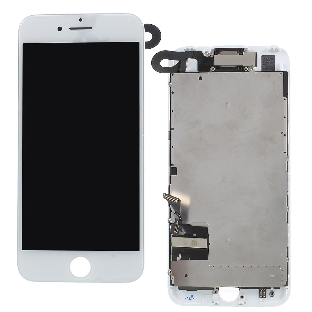 For iPhone 7 Plus 5.5 LCD Screen and Digitizer Assembly + Frame Replacement Part (Made by China Manufacturer, 380-450cd/m2 Brightness + Full View) (without Logo)