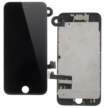 For iPhone 7 4.7 LCD Screen and Digitizer Assembly + Frame Replacement Part (Made by China Manufacturer, 380-450cd/m2 Brightness)