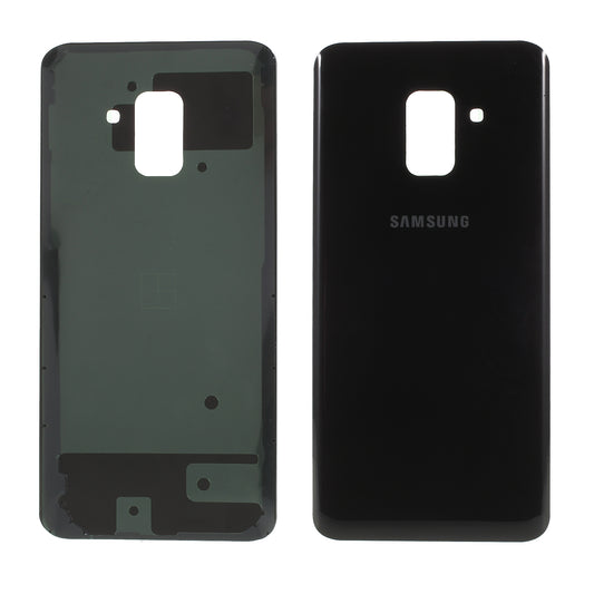 Back Battery Housing Cover Assembly Part with Adhesive Sticker for Samsung Galaxy A8 (2018)