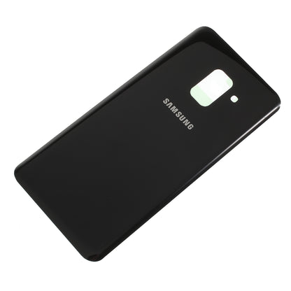 Back Battery Housing Cover Assembly Part with Adhesive Sticker for Samsung Galaxy A8 (2018)