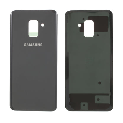 Back Battery Housing Cover Assembly Part with Adhesive Sticker for Samsung Galaxy A8 (2018)