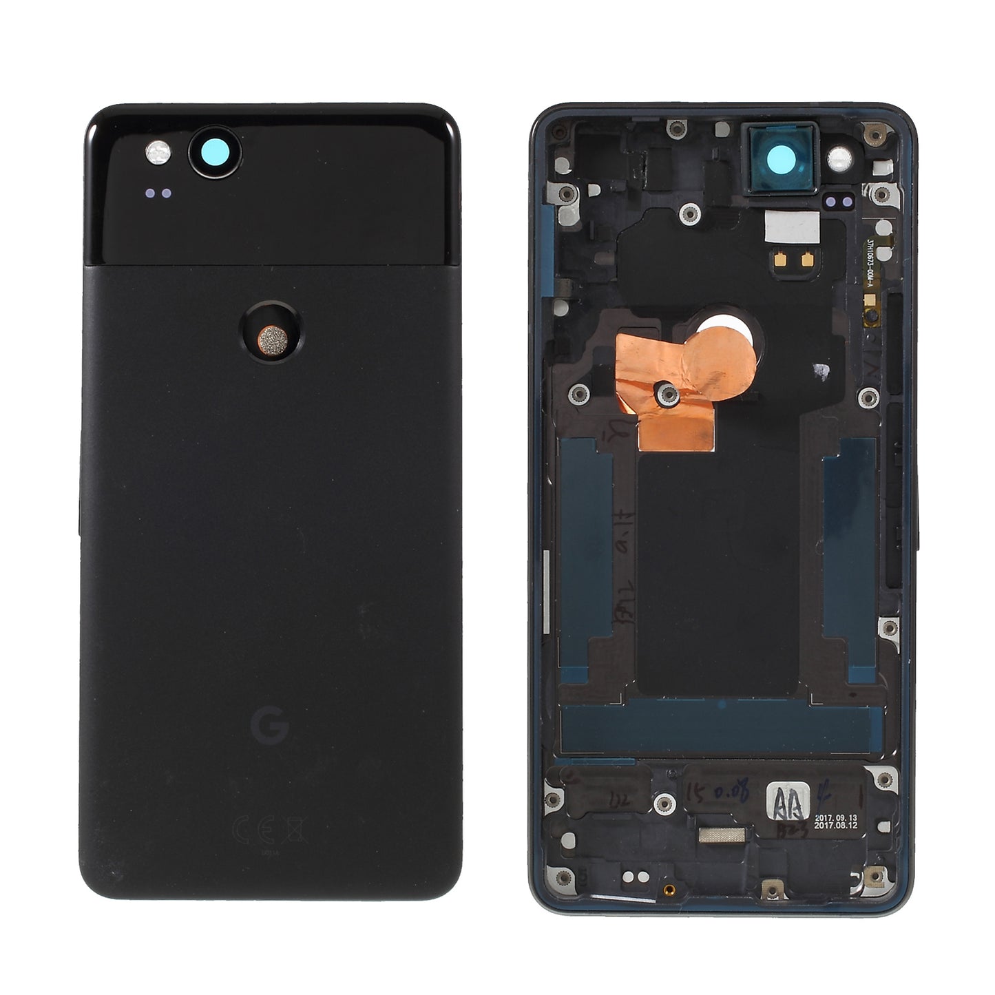 OEM Replacement Back Cover for Google Pixel 2 - Black