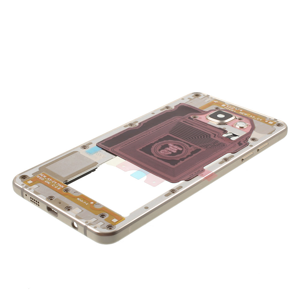 Middle Housing Frame with Small Parts OEM Material Assembly for Samsung A5 SM-A510F (2016)