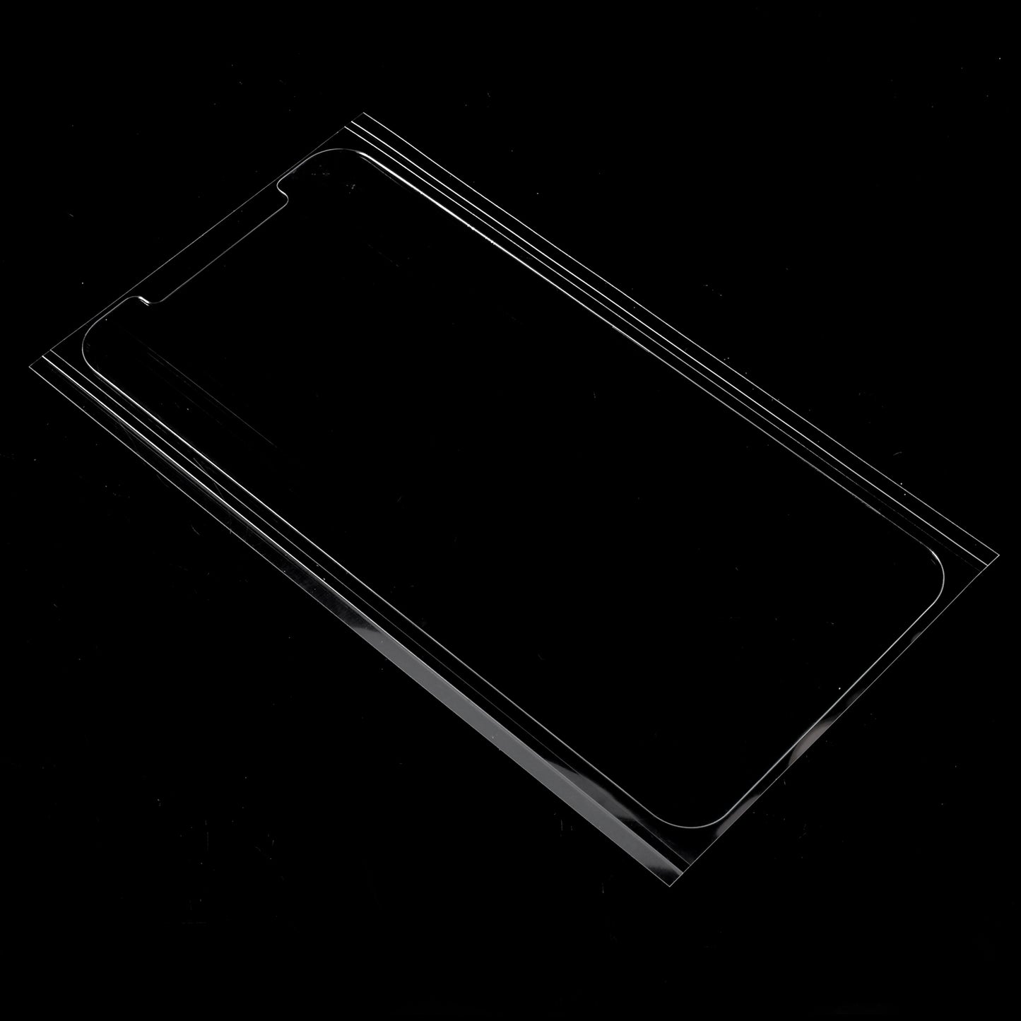 50Pcs/Set 0.125mm OCA Optical Clear Adhesive Sticker for iPhone X LCD Digitizer, Thickness: 0.25mm