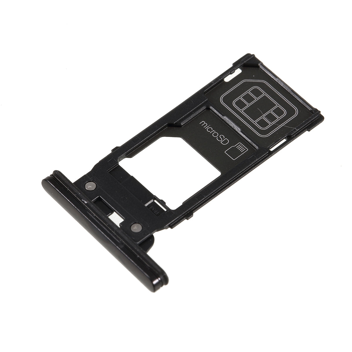 OEM SIM Card Tray Holder for Sony Xperia XZ2 - Black