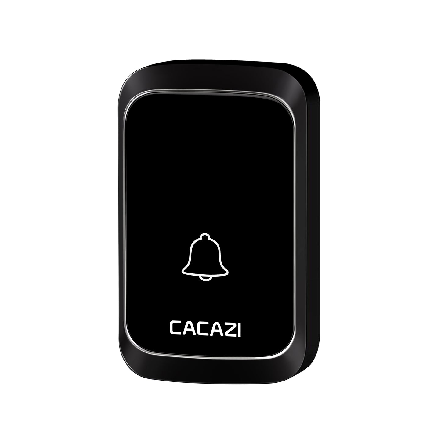 CACAZI A60 Wireless Doorbell Waterproof Door Chime Kit 2 Button with 2 Plug-in Receivers