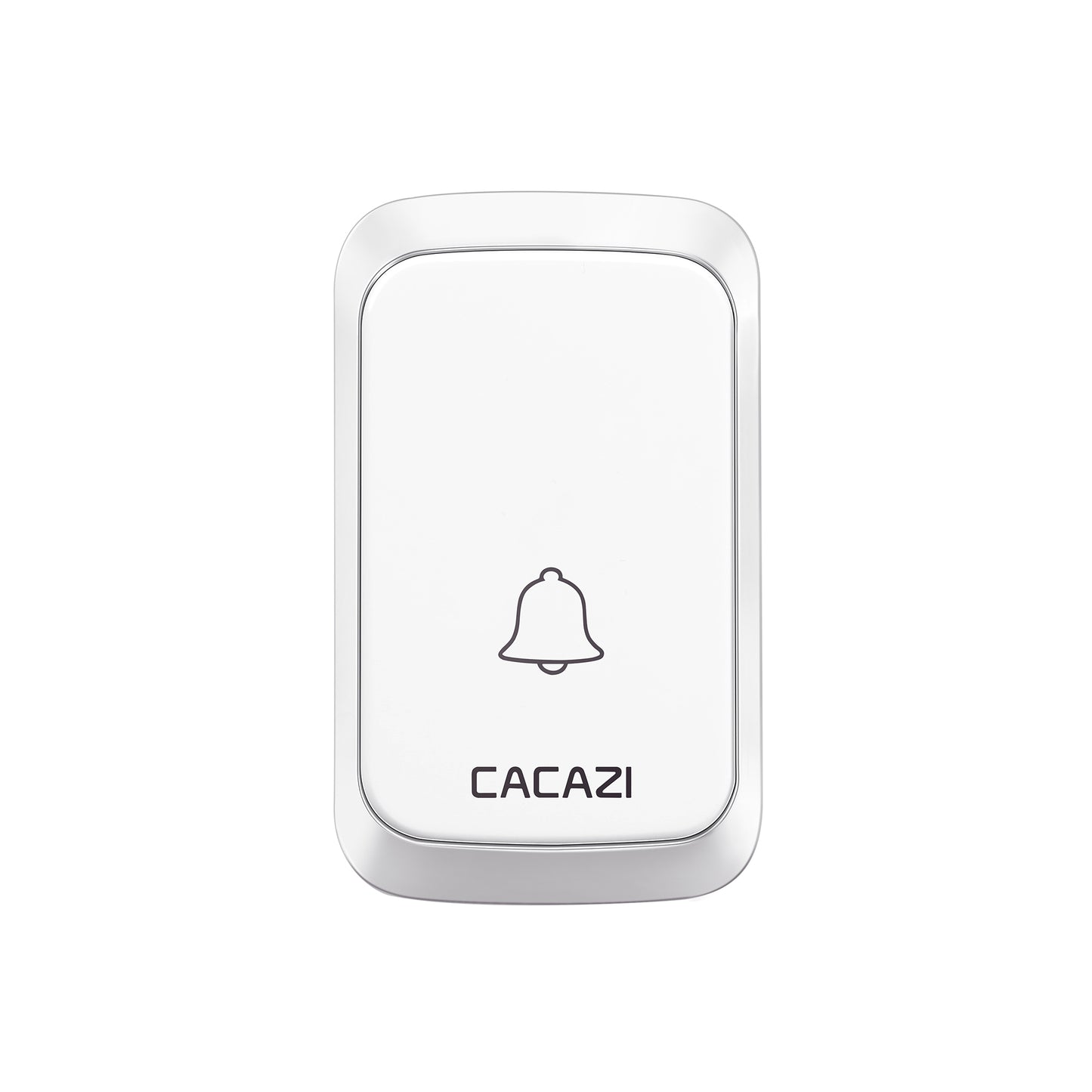 CACAZI A60 Wireless Doorbell Waterproof Door Chime Kit 2 Button with 2 Plug-in Receivers