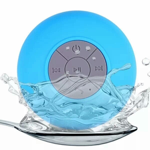 Suction Cup Mini Wireless Bluetooth Speaker Hands-free Call IPX4 Waterproof Shower Loudspeaker for iPhone 7/7 Plus etc.