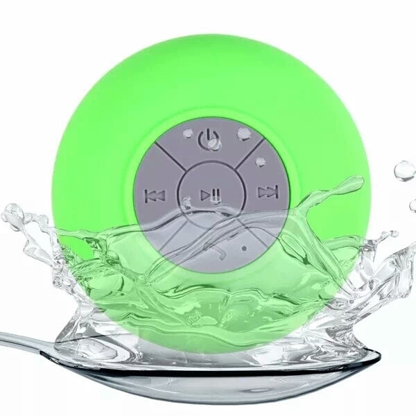 Suction Cup Mini Wireless Bluetooth Speaker Hands-free Call IPX4 Waterproof Shower Loudspeaker for iPhone 7/7 Plus etc.